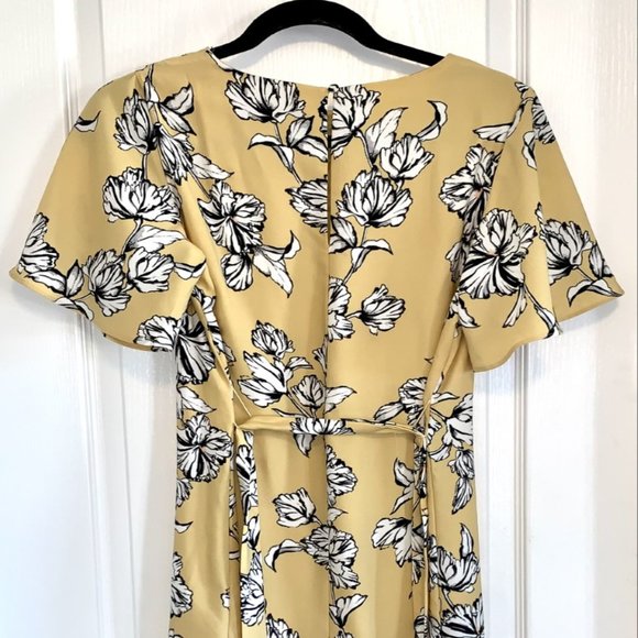 H&M Yellow Dress, Size 4 - Picture 4 of 5